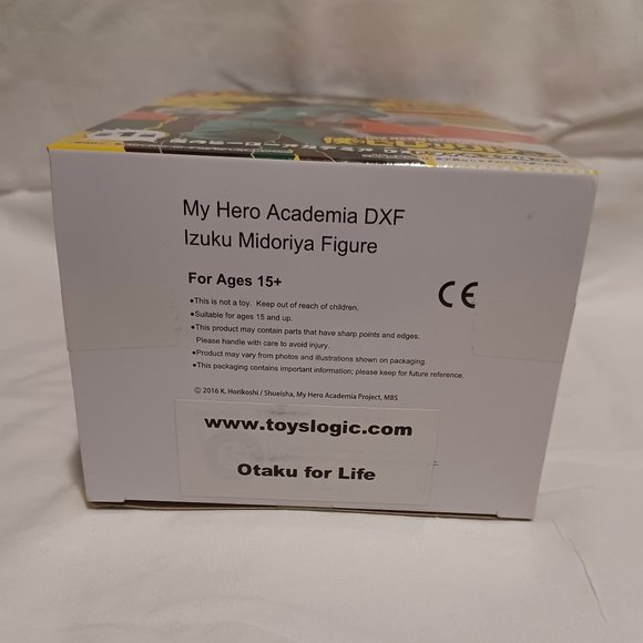 Izuku Midoriya Deku My Hero Academia action statue ~7" w/ stand original box - Picture 8 of 8
